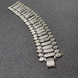 Vintage Coro Pegasus link Silver bracelet